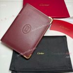 High-quality Replica Cartier Passport document Holder Maroon